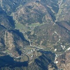 Flugwegposition um 14:52:53: Aufgenommen in der Nähe von Gemeinde Wildalpen, 8924, Österreich in 2733 Meter
